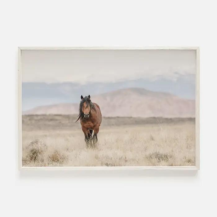 Peinture sur toile rustique pour la décoration intérieure, Art mural, Western Country, Impression ru