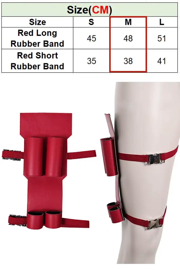Accessoires de Cosplay Matt Murdock : Sacs de jambe rouges, Disguise de Super-héros Diable pour Film