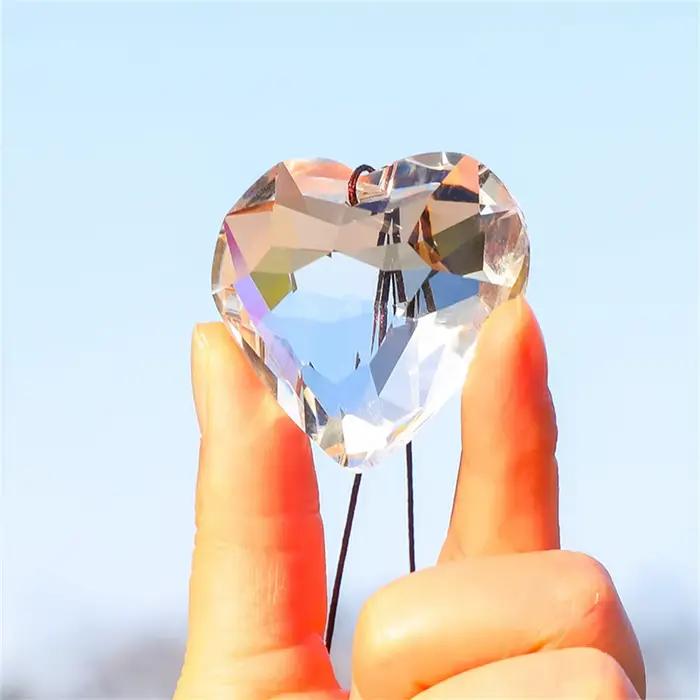 Pendentif Prisme Suncatcher pour Décoration de Jardin, Artisanat, Maison, Bureau, Rainbow Maker, Fen