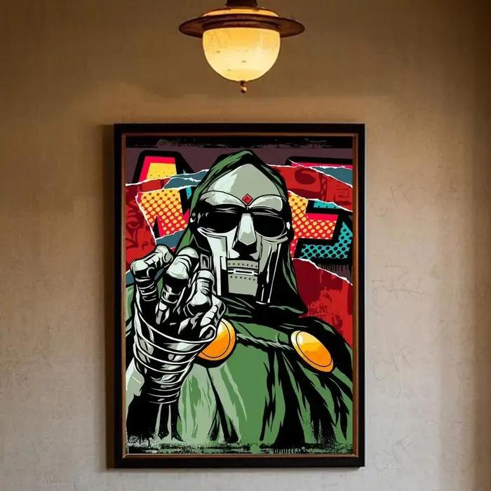 Affiche murale polyvalente MF D-Doom Madlib, pour salon, chambre à coucher, bureau, couloir, Bar |  