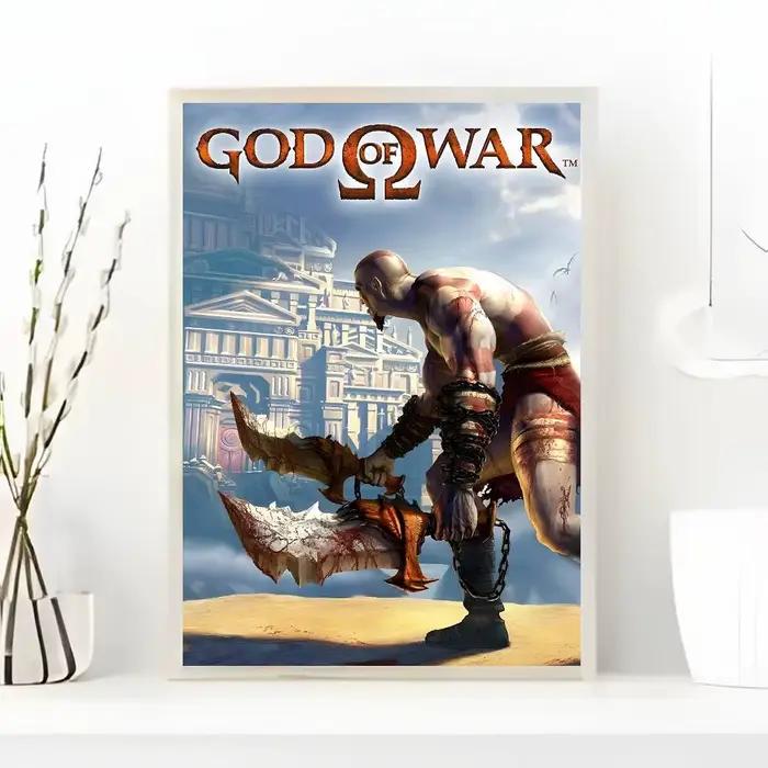 Affiche de jeu G-Dod Of War avec imprimés, décoration de maison, chambre à coucher, salon, cadeau