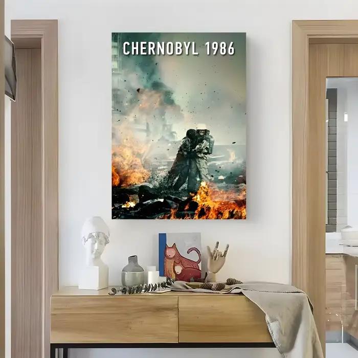 Affiche de films classiques Chernobyl, mur collant d'art HD, imperméable, pour la maison, le salon, 