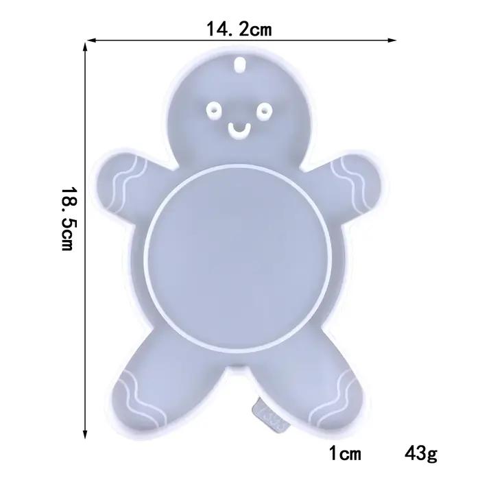 Moule de cadre photo en silicone pour arbre de Noël, résine Xy, décorations pour la maison, bricolag