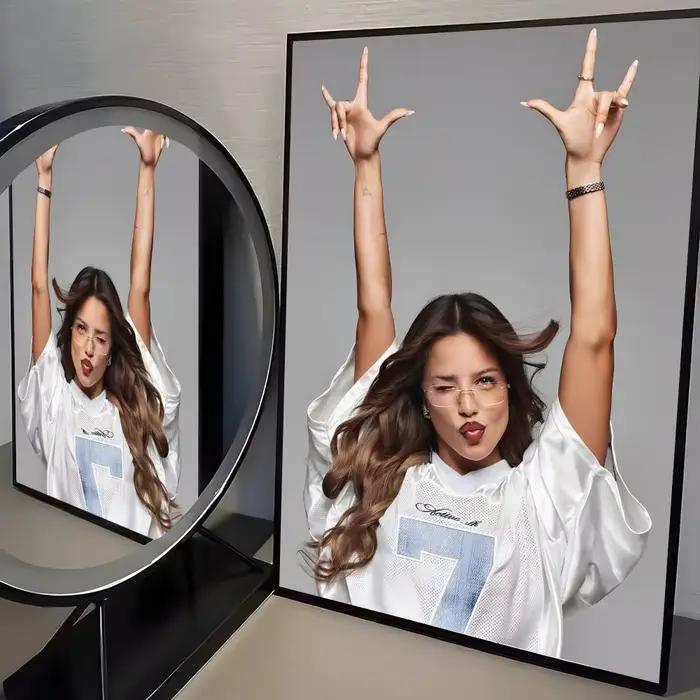 Affiche Singer E-Emilia Mernes, autocollants muraux tendance et faciles à appliquer, pour la décorat
