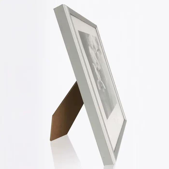 Cadre photo de bureau en métal, cadre de certificat, pléFête glass à l'intérieur, noir minimaliste c