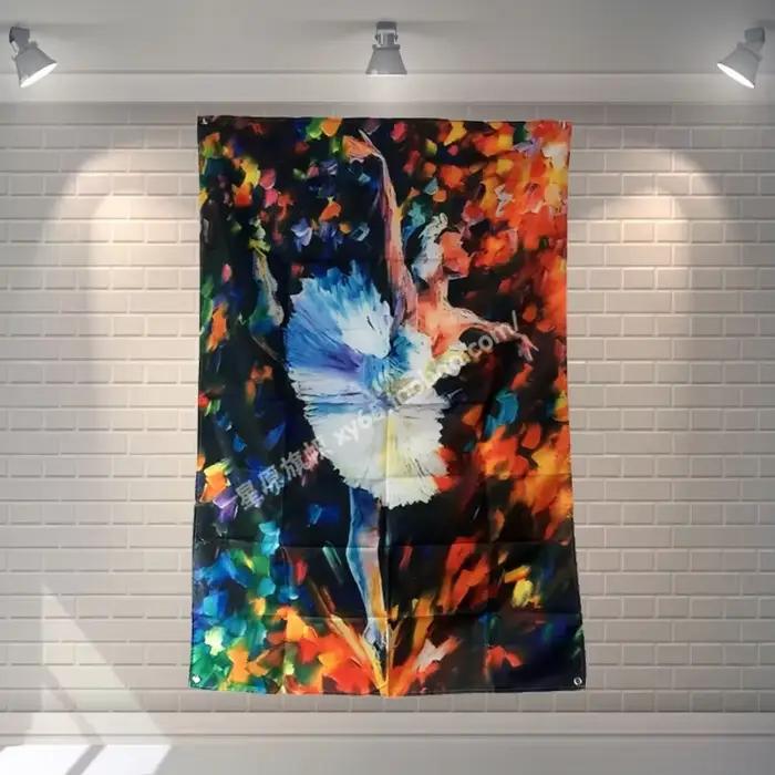 Affiche de groupe de rock "Ballet", peinture, autocollant mural, 56x36, banquet de musique, décorati