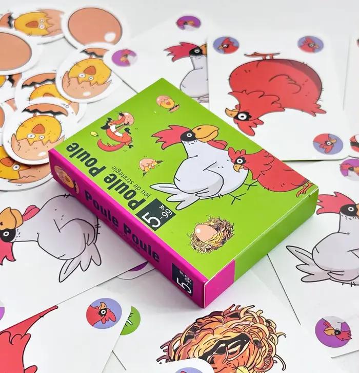 Jeux de société chauds poulet Chiu Chiu jeu de société Drecksau mouton noir Piou Piou jeu de cartes 