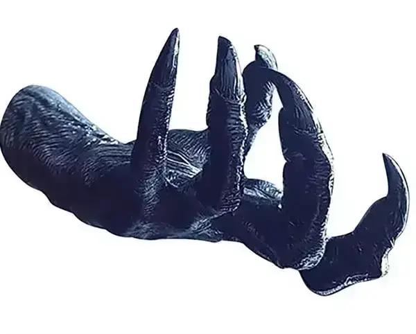 Statues gothiques à main de sorcière, ornement créatif en résine, support suspendu pour clés murales