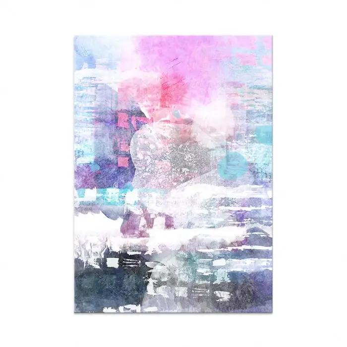 Peinture à l'aquarelle abstraite, imprimés d'art moderne, 2 nouveaux affiches géométriques, toile d'
