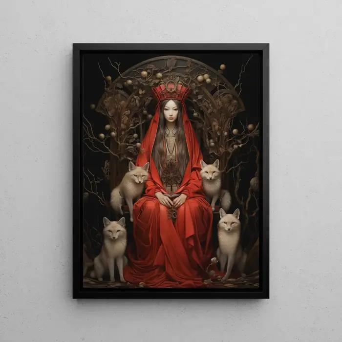 Portrait de déesse surréaliste, affiches d'art mythologique grec, imprimés, peinture sur toile, tabl