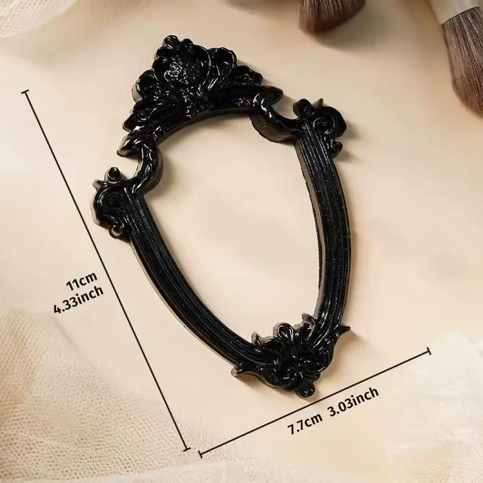 [HM] 1 pièce, cadre photo en résine à bords noirs, style européen, pour décoration murale et accesso