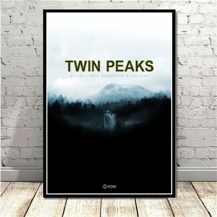 Affiche et imprimés de films classiques de la série télévisée Twin Peaks, peinture sur toile, images