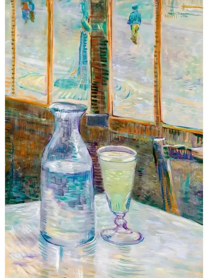 Vincent Van Gogh Collection Classique Affiche d'art sur toile Terrasse la nuit aux iris Impression m