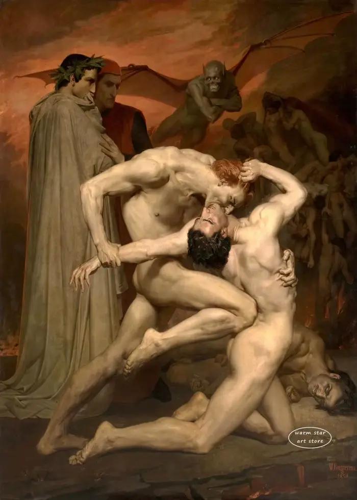Affiche de peinture sur toile de l'école d'Athènes, la mort de Socrate, le cours de compromis, l'irr