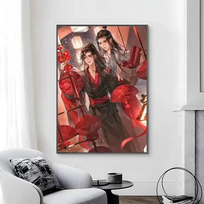 MT-grand maître de la culture démoniaque troisième affiche toile peinture affiche avec impression ma