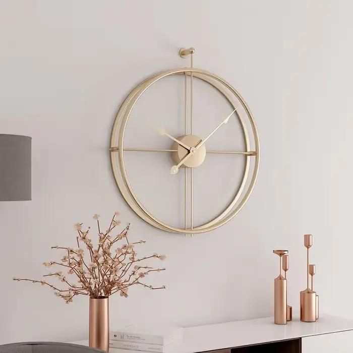 50/60cm horloge murale Design moderne grandes horloges muettes mur décor à la maison montres numériq