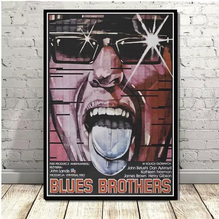 Blues Brothers – toile de film Vintage, affiches de série télévisée classique, imprimés pour décorat