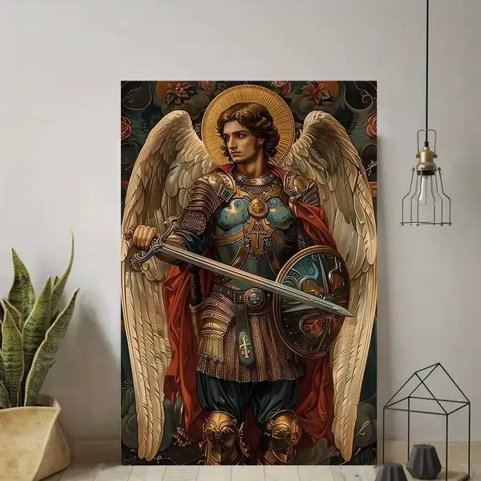 Angelic Kokor-Peinture à l'huile sur toile, oeuvre médiévale, haute définition, imperméable, décolor