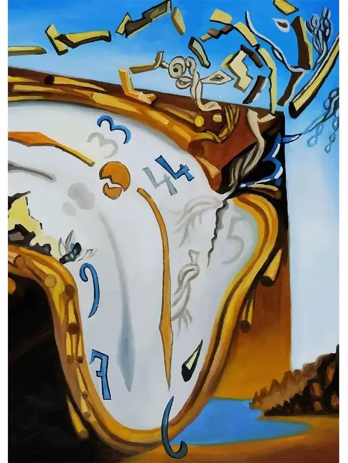 Surréalisme Salvador Dali célèbre œuvre toile peinture mur Art affiches impressions pour salon décor