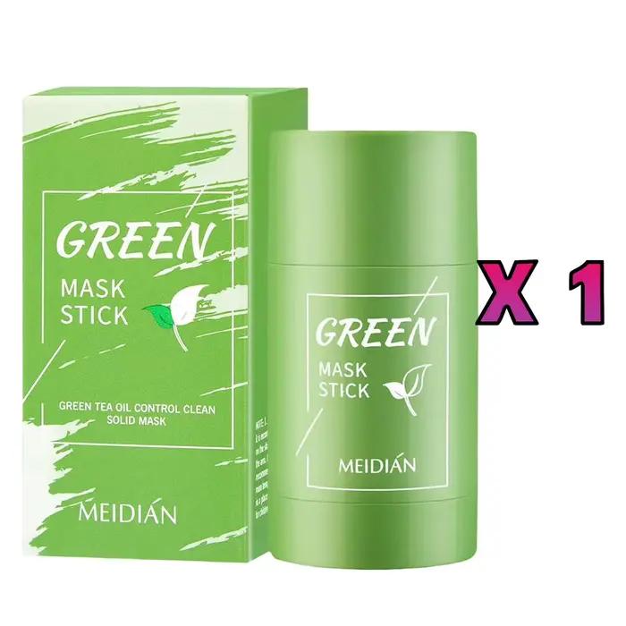 40g thé vert masque bâton visage enlever points noirs traiter acné imperfections points noirs propre