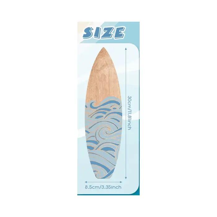 Décoration murale de planche de surf en bois, 1 pièce/3 pièces, décoration murale d'été pour planche