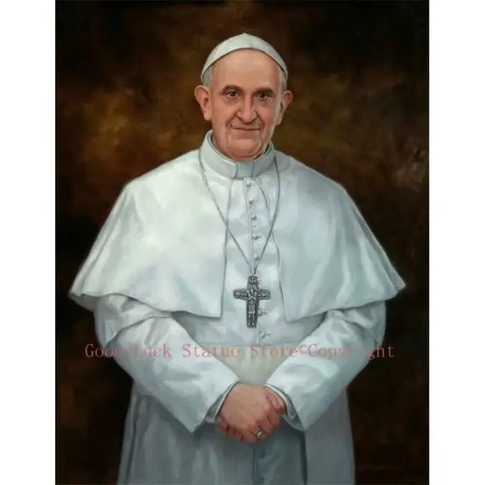 Peinture artistique imprimée, ART religieux, portrait du christ, de jésus, du catholique, Pontifex, 