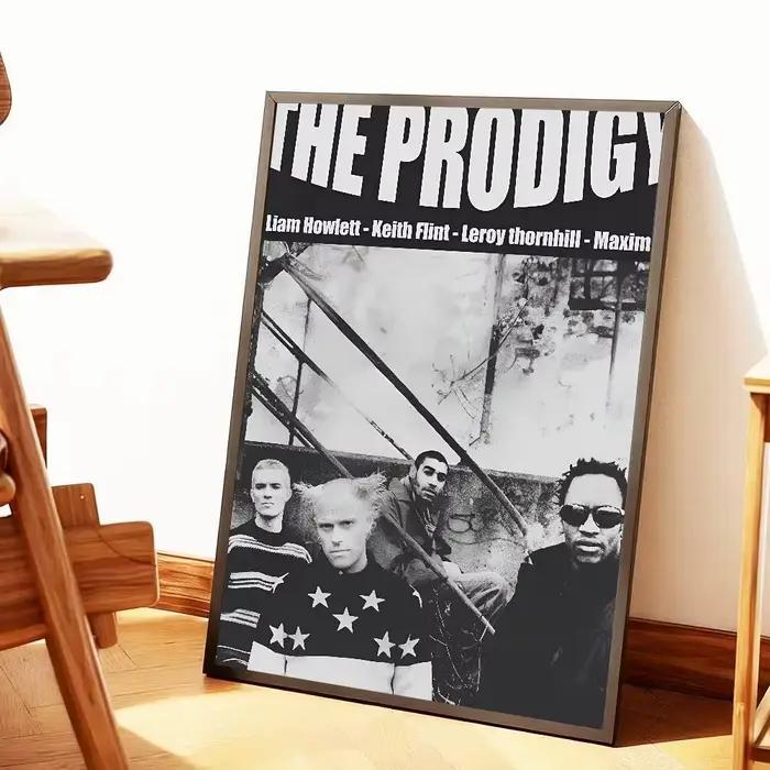Affiche artistique du groupe P-Prodigy avec impressions, décoration pour la maison, la chambre à cou