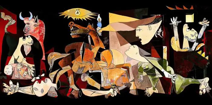 Art mural des douanes célèbres dans le monde, Picasso Gu10aica, toile HD, affiches et impressions de