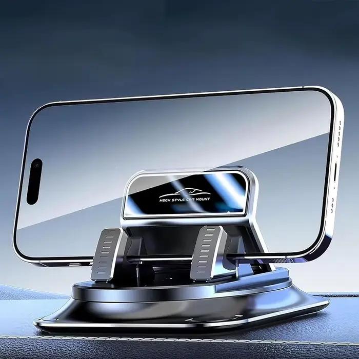 Support de téléphone pour tableau de bord de voiture, 360° °    Support automobile rotatif auto-adhé