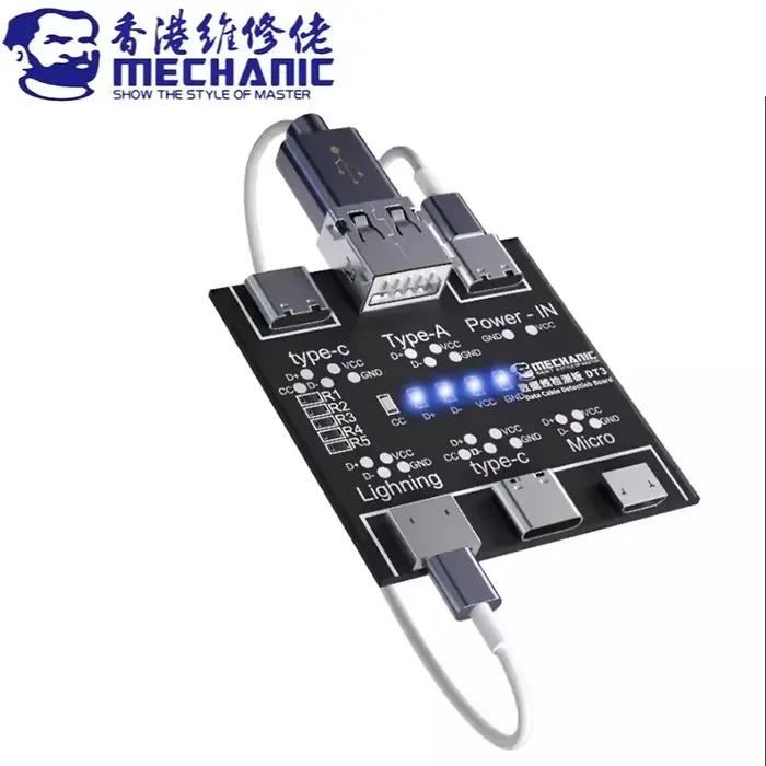 Carte de détection de câble de données mécanique DT3, testeur de câble USB, commutation marche-arrêt