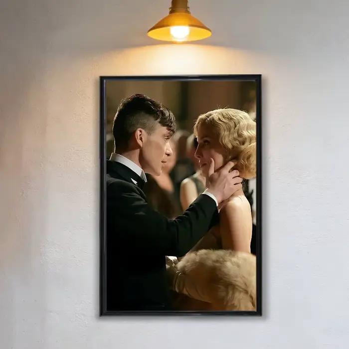 T-Thomas Moive Peaky Blinders – toile d'art murale, affiche de peinture sur toile, décoration de sal