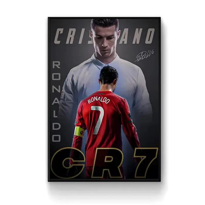 Affiches sportstar C-C.R-Ronaldo, impression sur papier auto-adhésif, pour la maison, le salon, la c