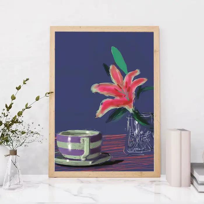Affiche classique D-David HockneyS, autocollant mural épais personnalisé en PP pour la décoration de