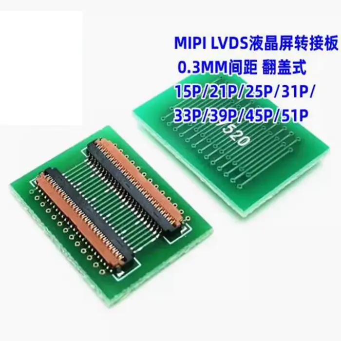 Carte de pas 0.3 13P 15P 17P 21P 25P 27P 31P 33P 35P 39P 41P 45P 51P 57P 61P, carte de câble d'exten