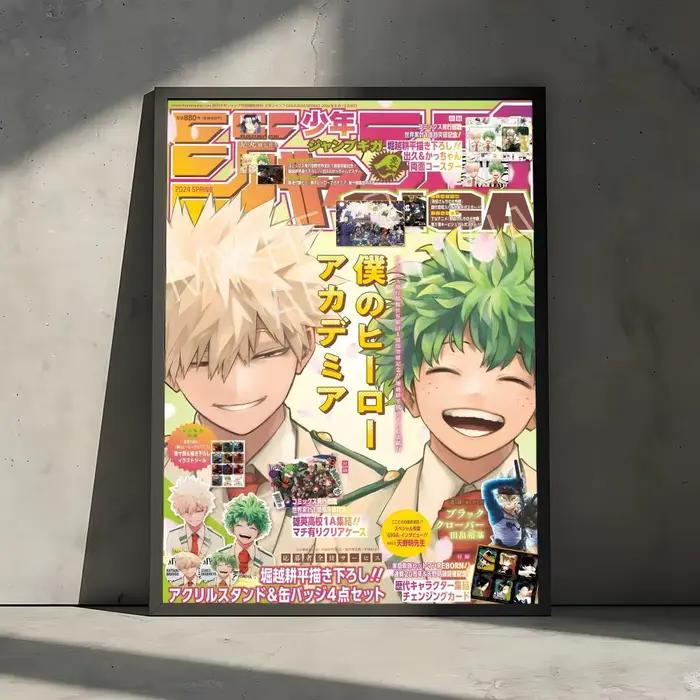 Poster My Hero Academia, autocollants décoratifs d'art mural, impression photo murale pour la décora