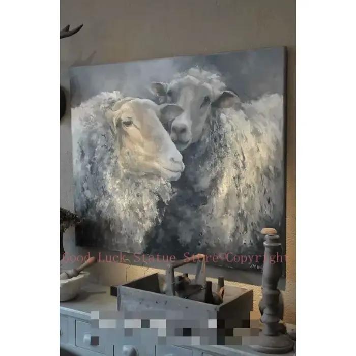 Peinture à l'huile d'art personnalisée, 100% peint à la main, 90 cm, SIréfléchissant, frais de livra