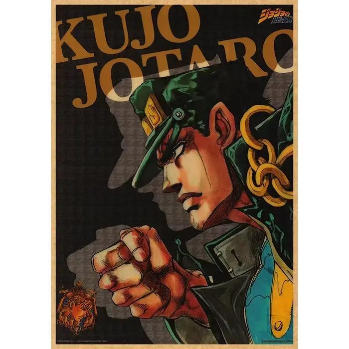 Affiches de JOJO Vintage, affiche de dessin animé, aventure Bizarre, peinture sur toile d'animation,