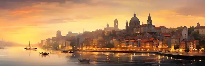 Affiche de voyage sur toile Porto Istanbul Venise New York Amsterdam, impression de peinture sur toi