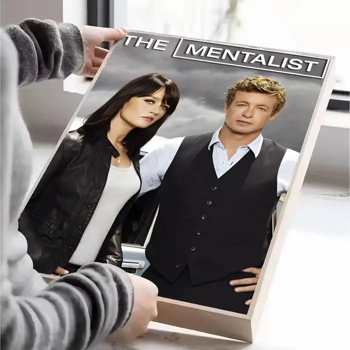 Affiche autocollante en papier imperméable, décoration murale pour café, TV The M-Mentalist
