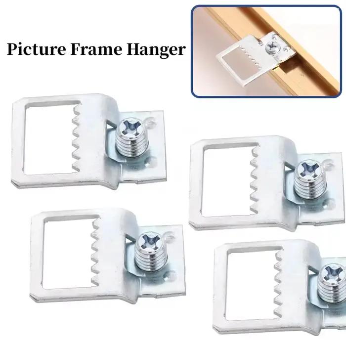 Crochet GNE avec vis pour cadre photo mural, crochet de planche arrière, dent de scie, miroir, quinc