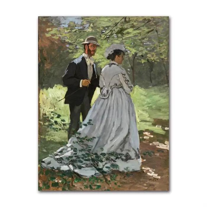 Affiche d'artiste impressionniste de Claude Monet, peintures sur toile de nénuphars, tableau d'art m