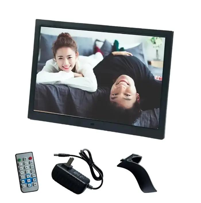 Cadre photo numérique HBCBX 15,6 pouces 2K 1920 * 1080, horizontal et vertical, USB/SD, vidéo, musiq