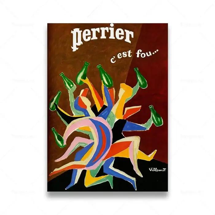 Affiches publicitaires Vintage de nourriture et de boisson, pâtes italiennes, peinture sur toile d'a