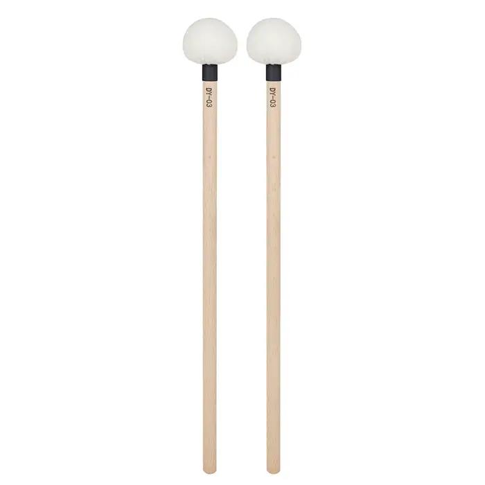 M MBAT DY-03 bâton en bois tête en feutre maillets timbrés maillet en bois massif bâtons têtes de ma