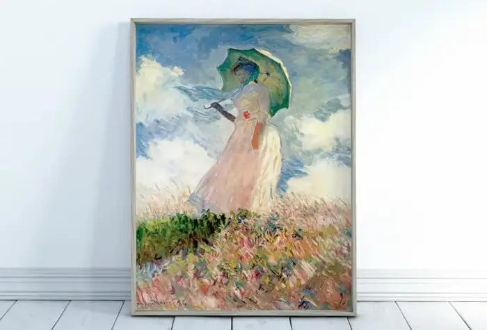Impressions sur toile d'art abstrait de paysage de Monet, peintures murales, affiches célèbres de Mo