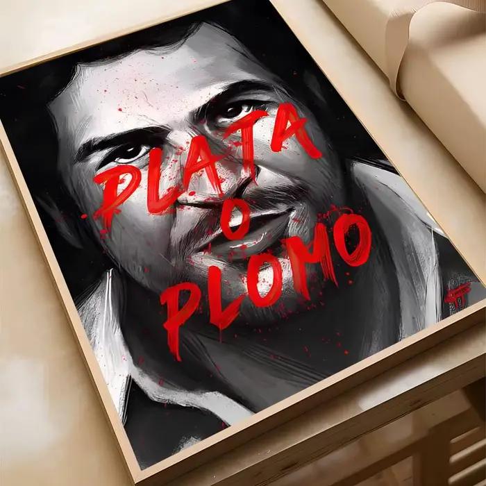 Affiche de motivation, Portrait de Mafia, peinture sans cadre, Gangster, bosses, légendes, autocolla