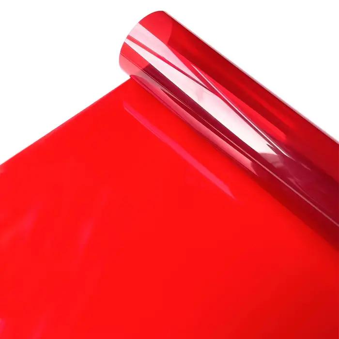 Film de fenêtre coloré 40cm x 120cm, teinte de verre teintée, autocollants transparents auto-adhésif