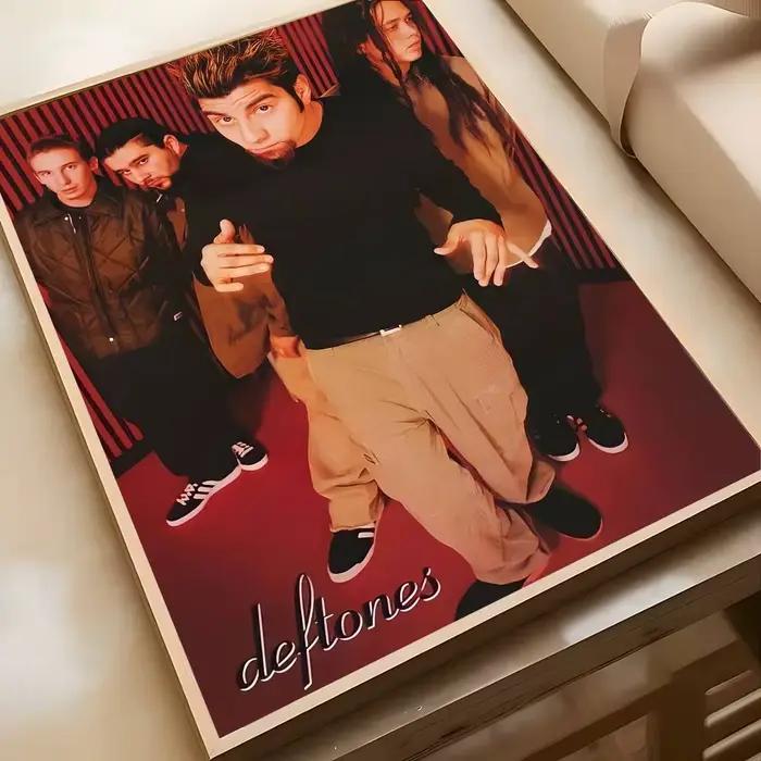Affiche de bande D-Deftones, peinture artistique avec imprimés, décoration de maison, chambre à couc
