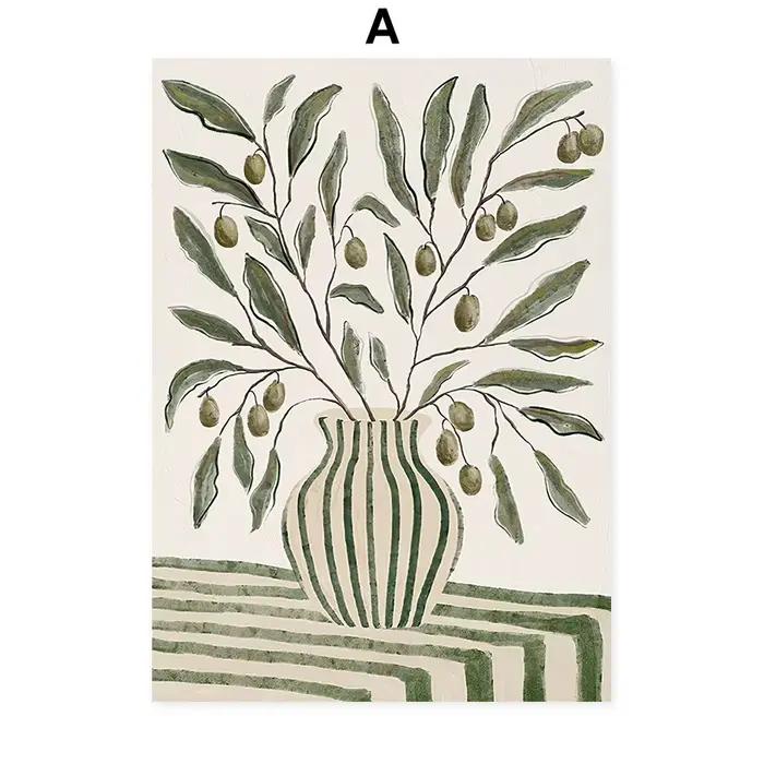 Affiches d'art mural style Boho minimaliste scandinave, peinture décorative abstraite, imprimés sur 
