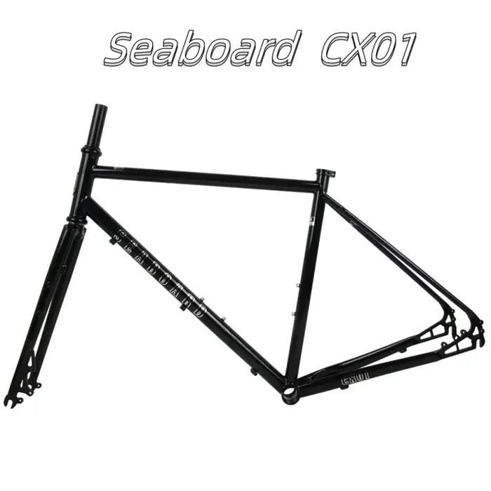SENICA-Cadre de vélo en acier au chrome molybdène, 700c, 43 / 47 / 50 / 53/56cm, Cx01